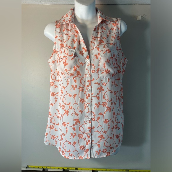 Soho New York Company Medium sleeveless polyester top Floral - Picture 1 of 6